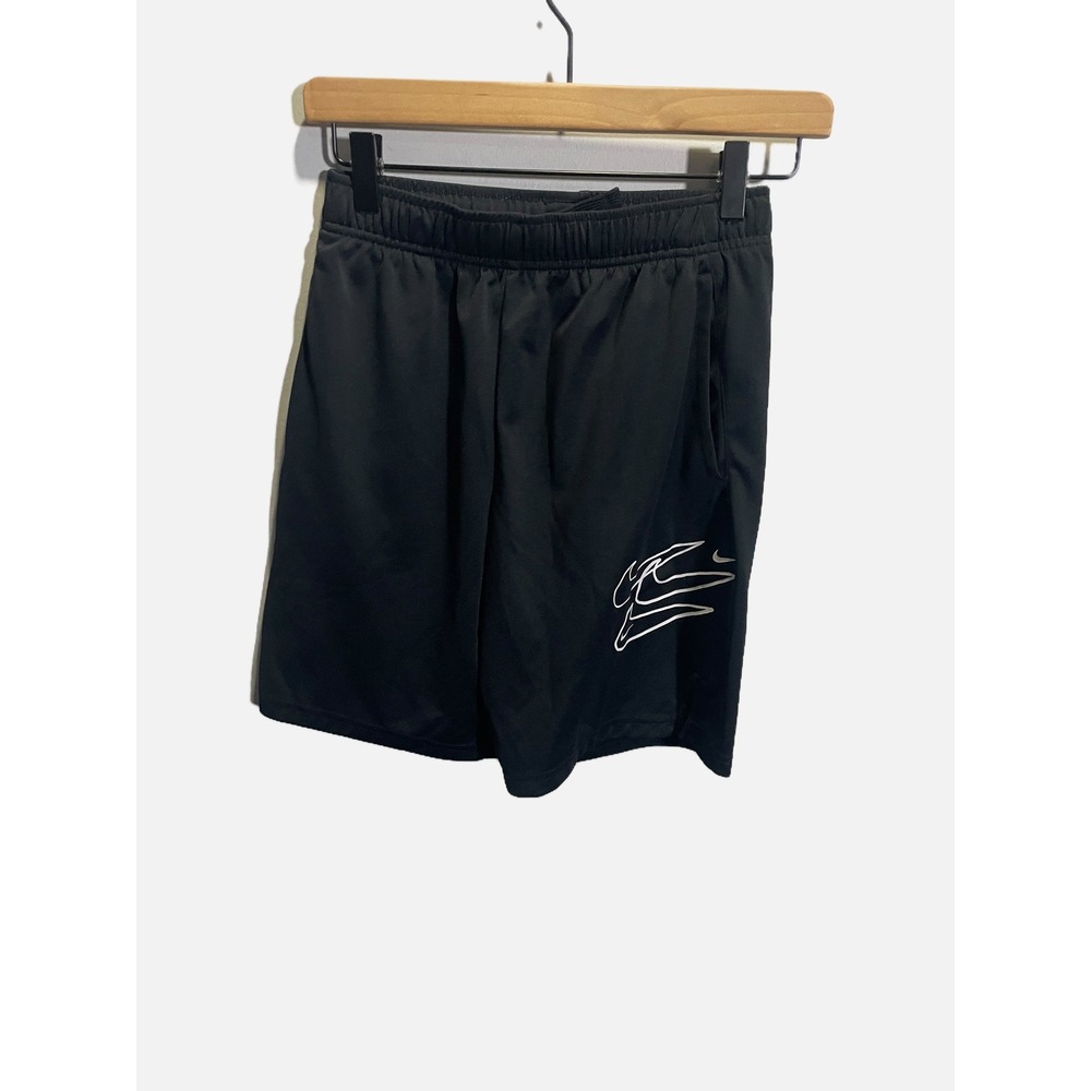 Nike Dri-FIT Shorts Kids Large Black Triple Swoosh Athletic Gym Basketball